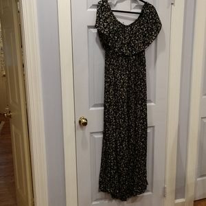 NWT Floral long romper size 1X
